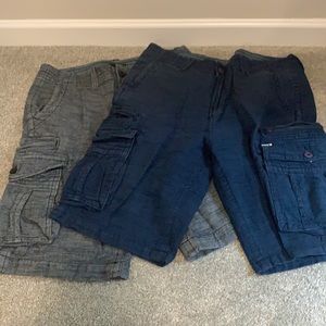 (2) Hurley Cargo Shorts